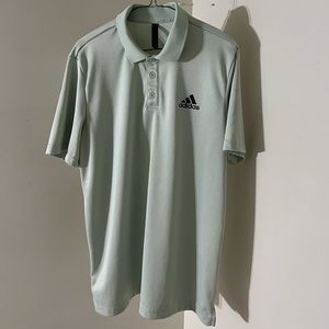 Light Blue Adidas Golf Polo Size M